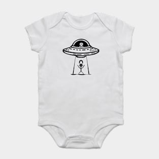 UFO steal wig from human Baby Bodysuit